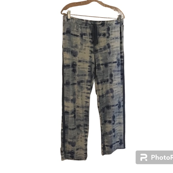Lucky Brand Pajama Set Lounge Blue Tie Dye Women’s Medium - Picture 7 of 9